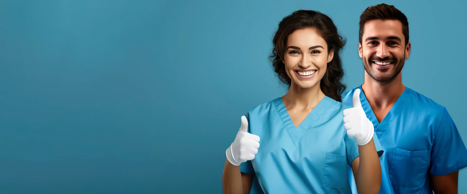 Imagen de dos dentistas sonriendo